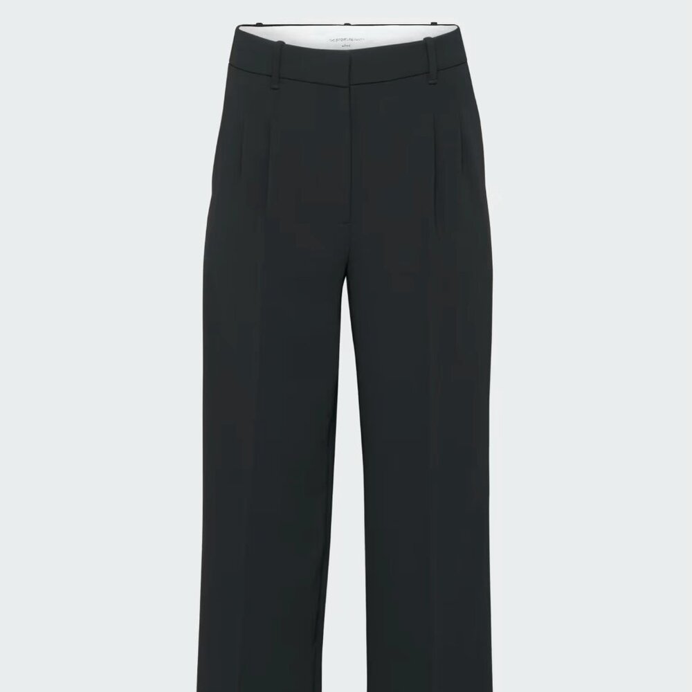 Aritzia Effortless Pant, Crepette, Black, size OO